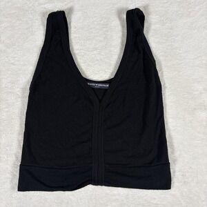 Brandy Melville Black Cropped Tank